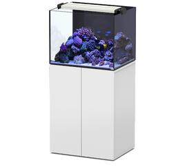 AQUAVIEW 65 AQUARIUM + CABINET 136L 2WD WHITE - 65x50x50cm