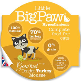 Little Big Paw Cat Gourmet Turkey Mousse