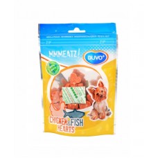 Duvo Meats Chicken & Fish Hearts 100g