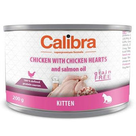 Calibra Kitten Chicken Hearts And Salmon Oil