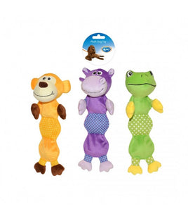 Duvo Pluche Squeaky Long Body/ Mixed Colors