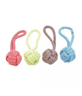 Duvo Scooby Rope Dummy Ball/Mixed Colors
