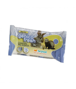 Ferplast Genico Fresh Wipes - Talc Scented - For Small Pets