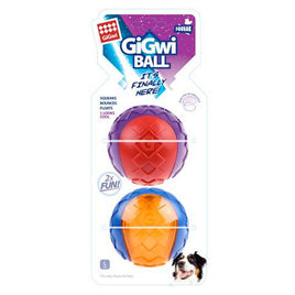 Gigwi Ball Squeaker Medium 2pk