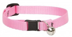 Cat Collar Pink 1/2'' Basic W/ Bell