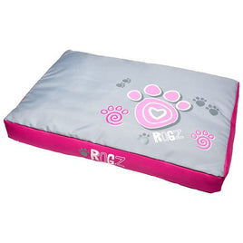 Rogz Flat Pod Bed - Pink Paw