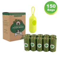 Habibi Pets Biodegradable Pet Poop Bags Kraft Box With Dispenser - 10 Rolls