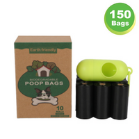 Habibi Pets Biodegradable Pet Poop Bags Kraft Box With Dispenser - 10 Rolls