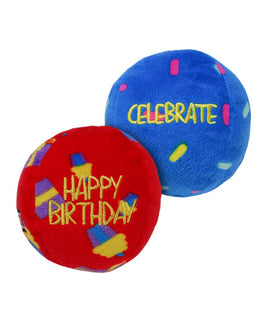 Kong Occasion Birthday Balls 2/pk Small - SMALL