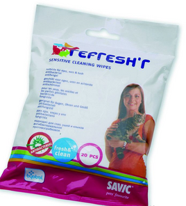 SAVIC Cleaning Wipes for Litter Tray