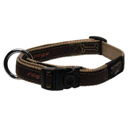 ROGZ BRONZE BONE COLLAR - L