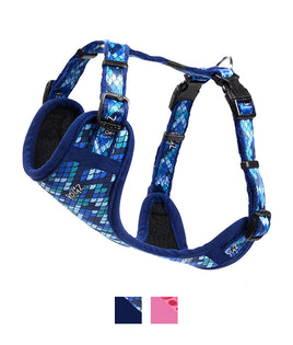 Rogz Fashion Harness - MED-BLUE