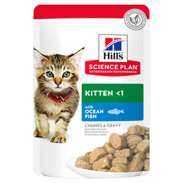 Hills SP Kitten Food with Ocean Fish - 85g pouch