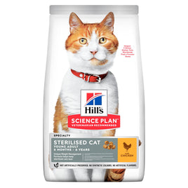 Hills SP Sterilised Cat Young Adult Cat Food with Chicken - 85g pouch