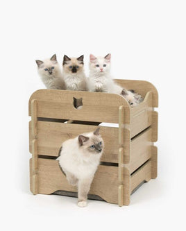 Premium Cat Furniture Cottage - Oak