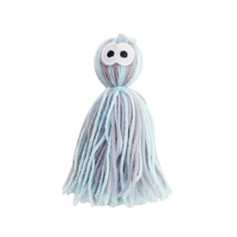 Wolly Octopus Cat Toy - Blue